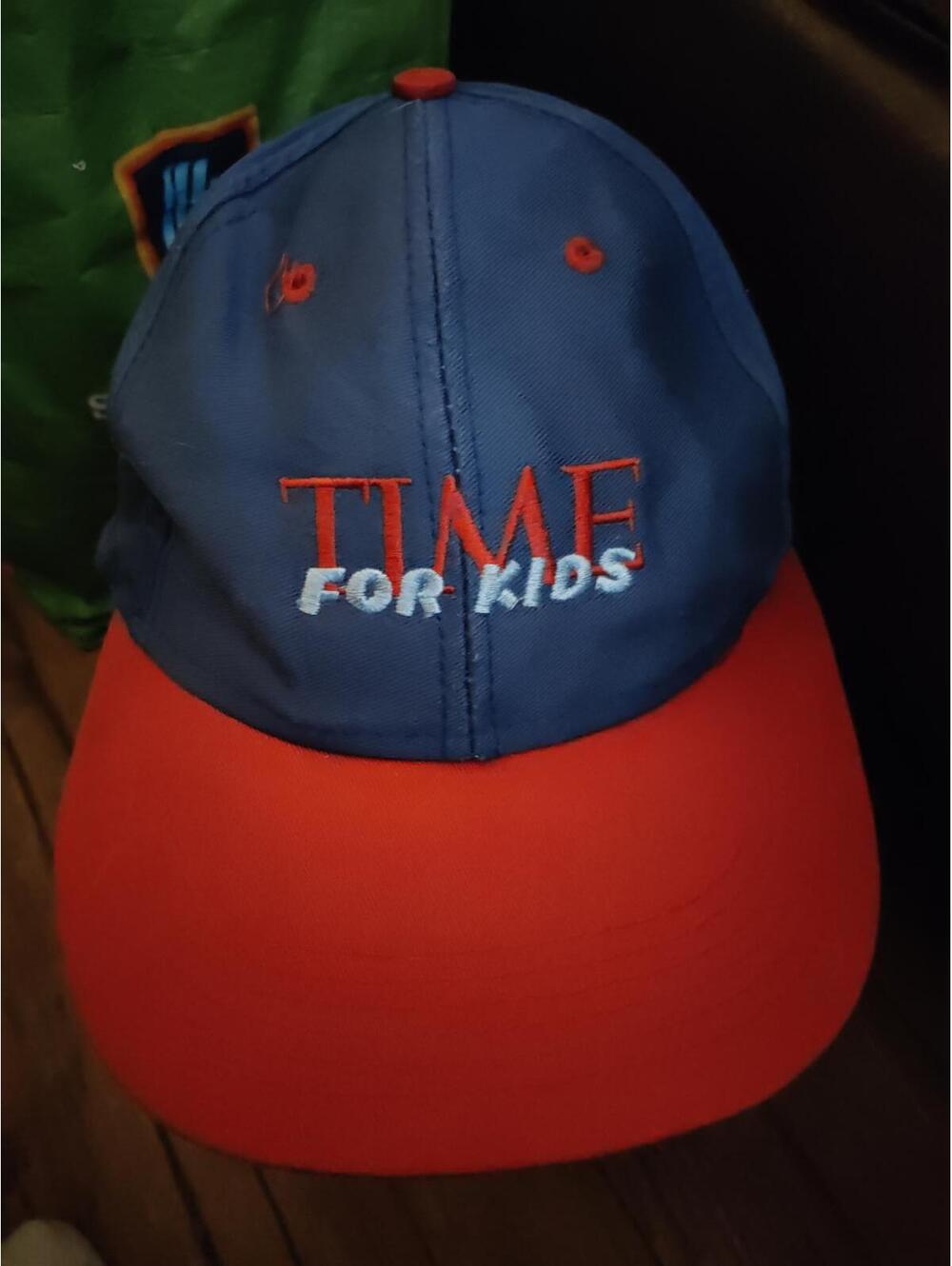 Time Magazine for Kids youth snapback hat - logo 7 - EUC
